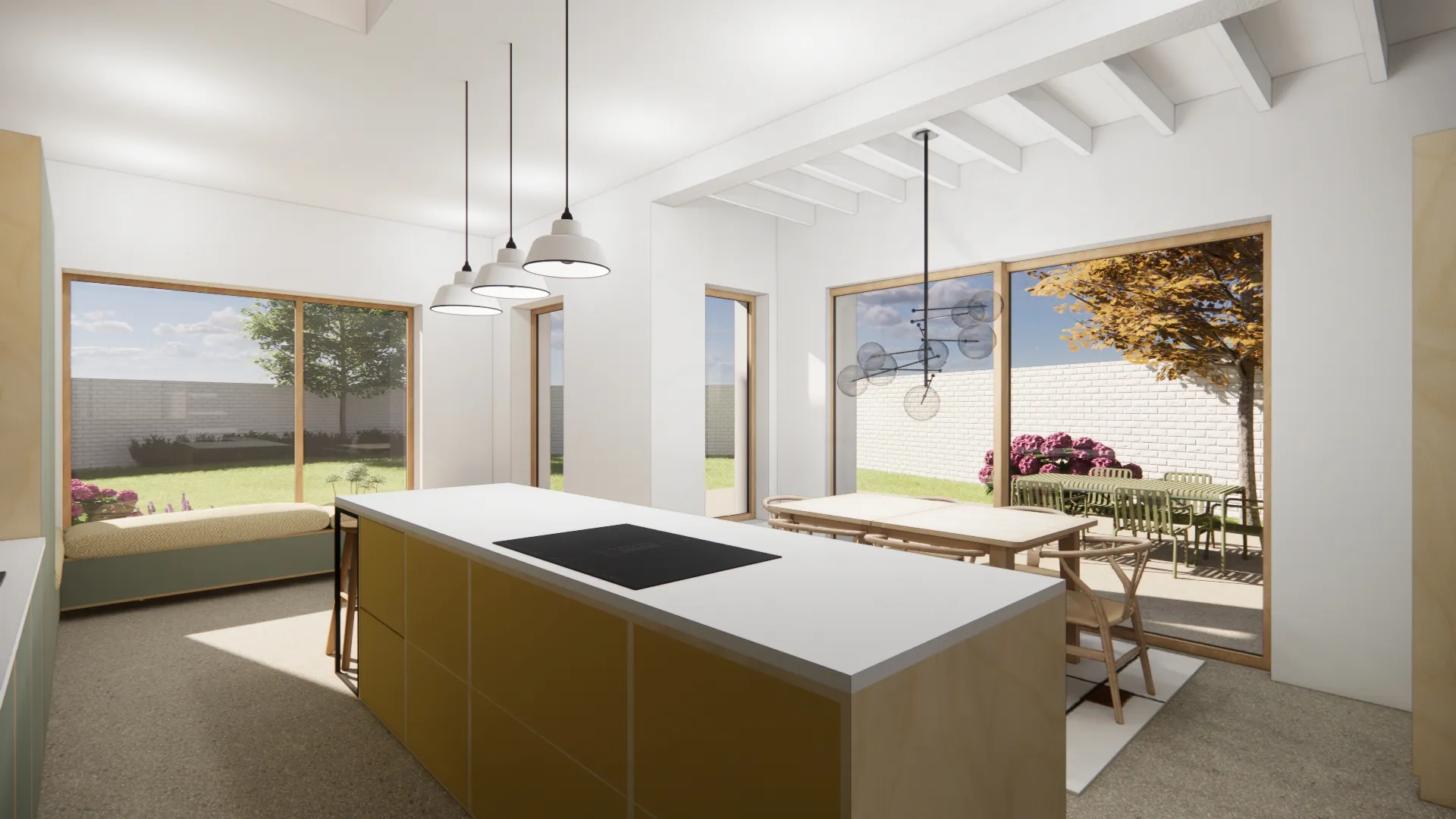 Design of a deco style dining room