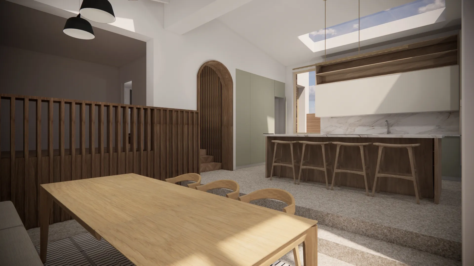 View of the balcony in the playroom