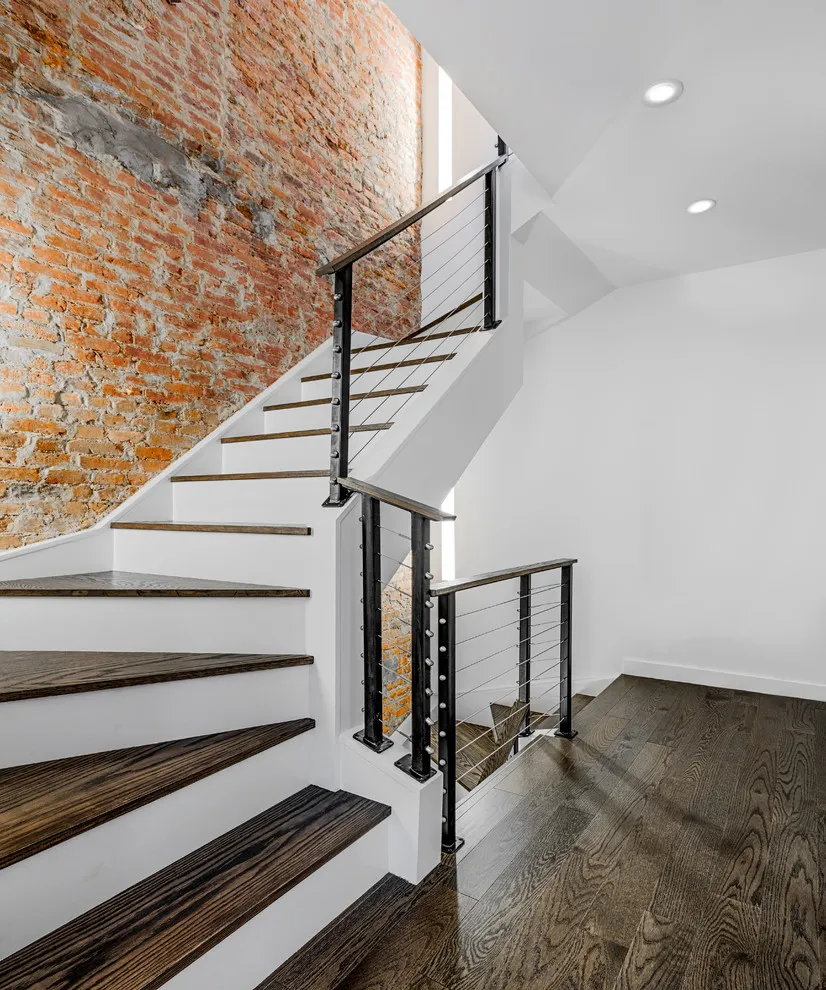 New York house staircase
